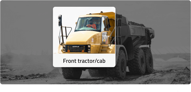 Front tractor cab